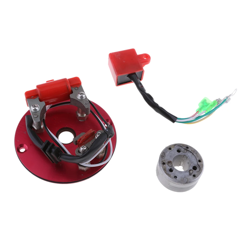 

Motorcycle Horizontal Engine Racing Magneto Stator Rotor CDI For 110cc 125cc 140cc Engine Lifan Dirt Pit Bike