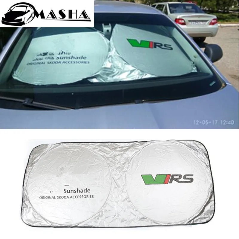 Car windshield sunshade sun shade visor curtain for skoda superb 2