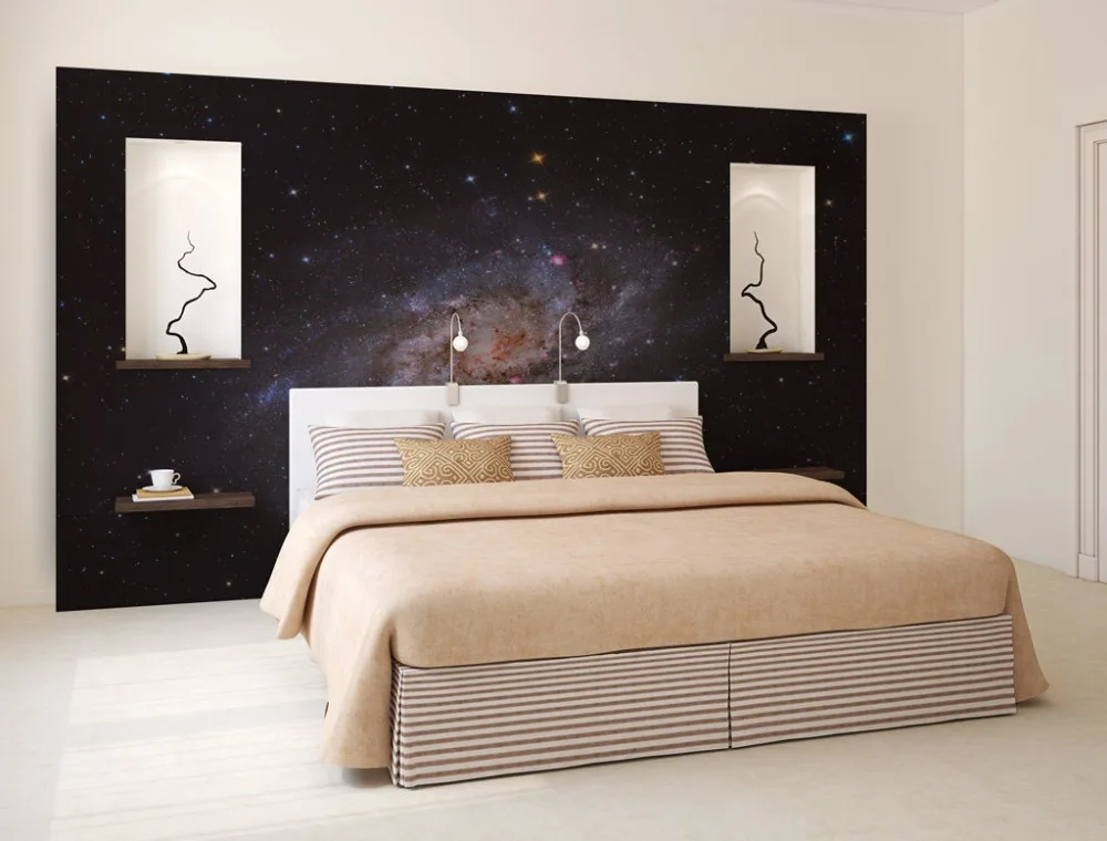 85 Spiral Galaxy MURAL, Milky Way Wall Mural, Cosmos Wall Mural, Space Wall Mural