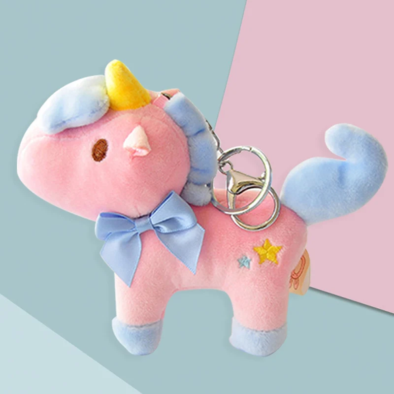 11cm Soft Unicorn Plush Toy Baby Kids Appease Sleeping Pillow Doll Animal Stuffed Plush Toy Birthday Gifts for Girls Children