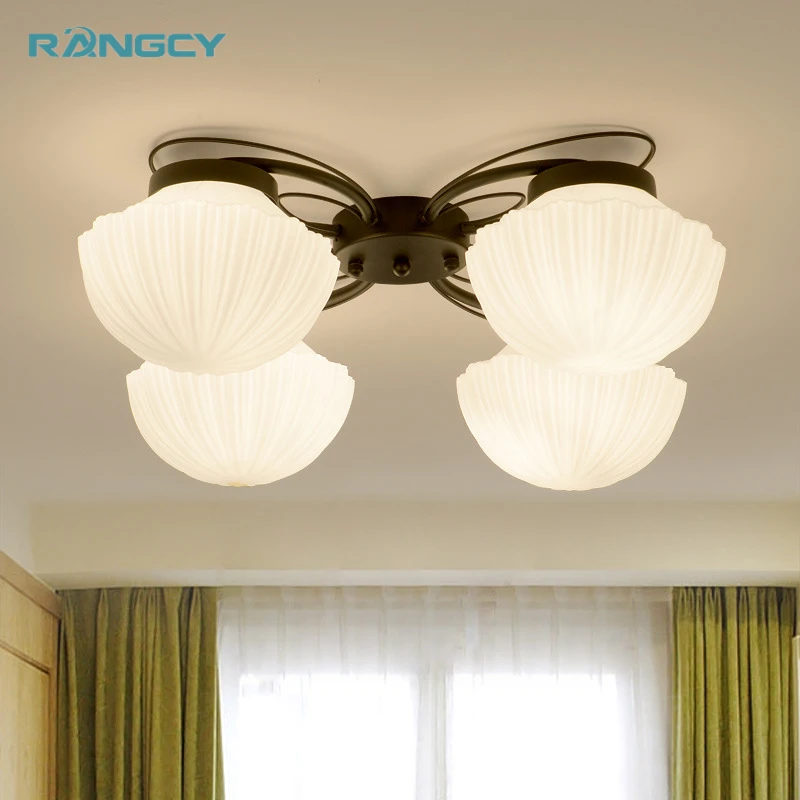 

led e27 Nordic Iron Ceramic LED Lamp.LED Light.Ceiling Lights.LED Ceiling Light.Ceiling Lamp For Foyer Bedroom Dinning Room