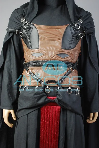Кинозвезда косплей войны Obi Wan Kenobi/дарт костюм ревана накидка джедай туника халат
