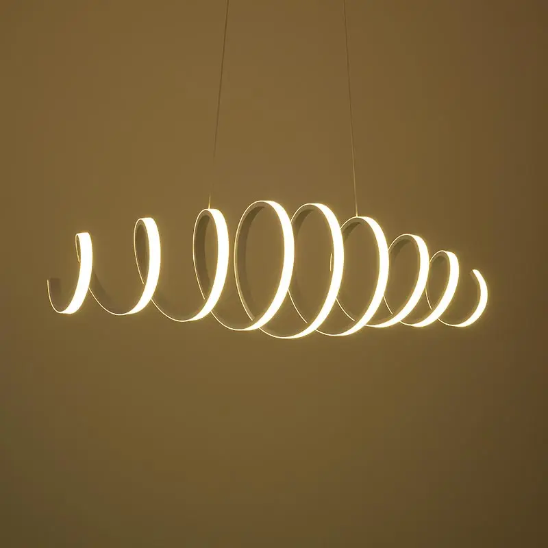 

LED Pendant Light Creative Style Bar Decor Modern Hanging Lamp for Living Room Kitchen Bedroom Suspension Luminaria White