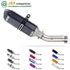 CB400 Slip On For Honda VTEC CB 400 N SF Super Four Motorcycle Exhaust Muffler Middle Link Pipe