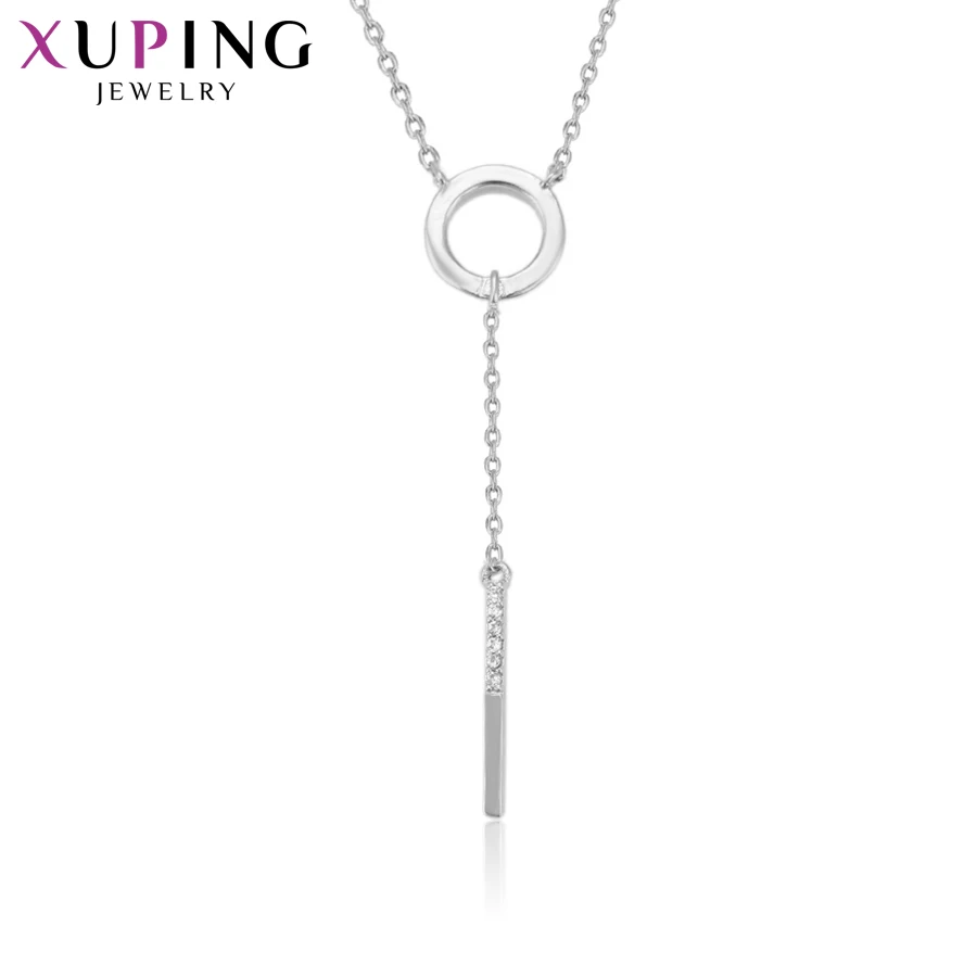 

Xuping Fashion Temperament Long Chain Necklace Jewelry for Women Thanksgiving Christmas Day Gifts S74,4-43850