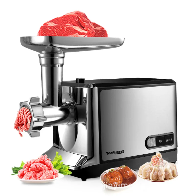 Domestic Commercial Electric Meat Grinder Stainless Steel Multifunctional Automatic Dumpling Stuffing Crusher Blender Machine Domestic Commercial Electric Meat Grinder Stainless Steel Multifunctional Automatic Dumpling Stuffing Crusher Blender Machine