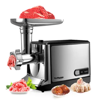 

Domestic Commercial Electric Meat Grinder Stainless Steel Multifunctional Automatic Dumpling Stuffing Crusher Blender Machine