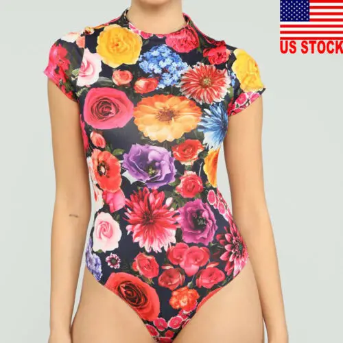 

2019 New Summer Women Floral Print Bikini Set Push-up Unpadded Bra Swimsuit Swimwear Triangle Bather Suit Swimming Suit biquini