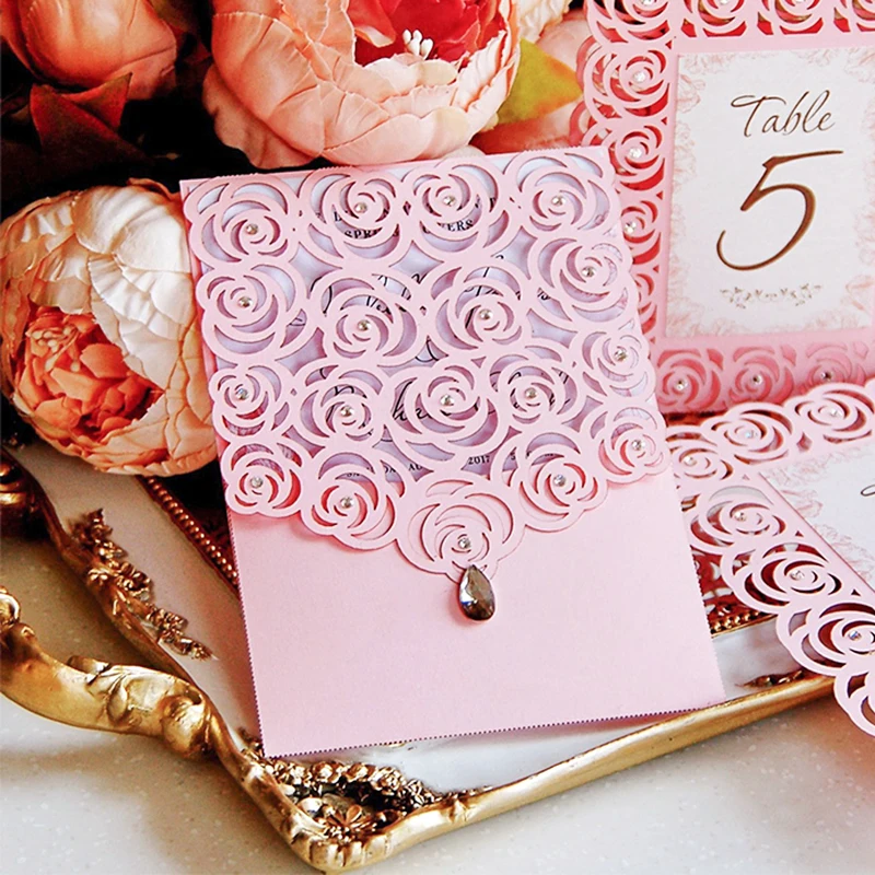  Wedding Invitation Dies Metal Cutting Dies New 2019 Scrapbooking Valentine's Day Decoration Craft D