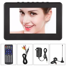 Портативный " ТВ 110 В-240 В ATSC 16:9 цифрового телевидения ТВ Поддержка TF Порты usb светодиодный 1080 P HD HDMI видео плеер с 800 мАч Батарея