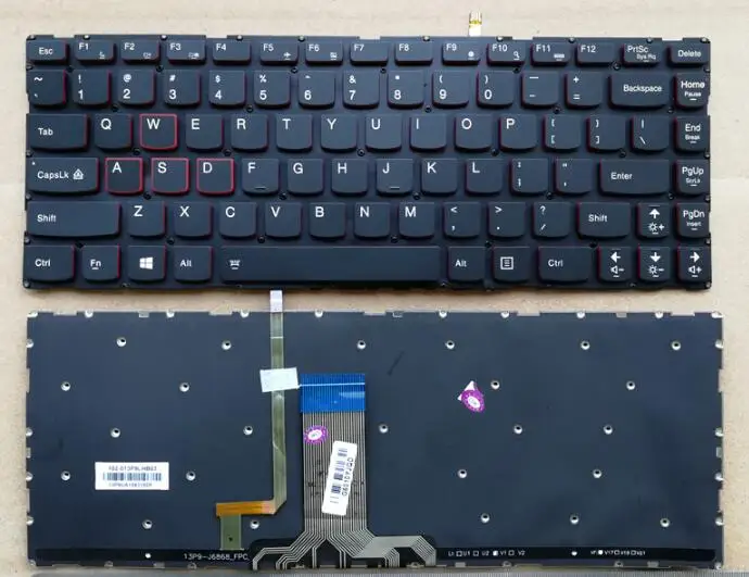 

New keyboard for Lenovo Y40-80 Y40-70 Y41-70 Y700-14 US/RUSSIAN/BRAZILIAN/TURKISH/UK/LATIN SPANISH/SWEDISH/NORWEGIAN/DANISH
