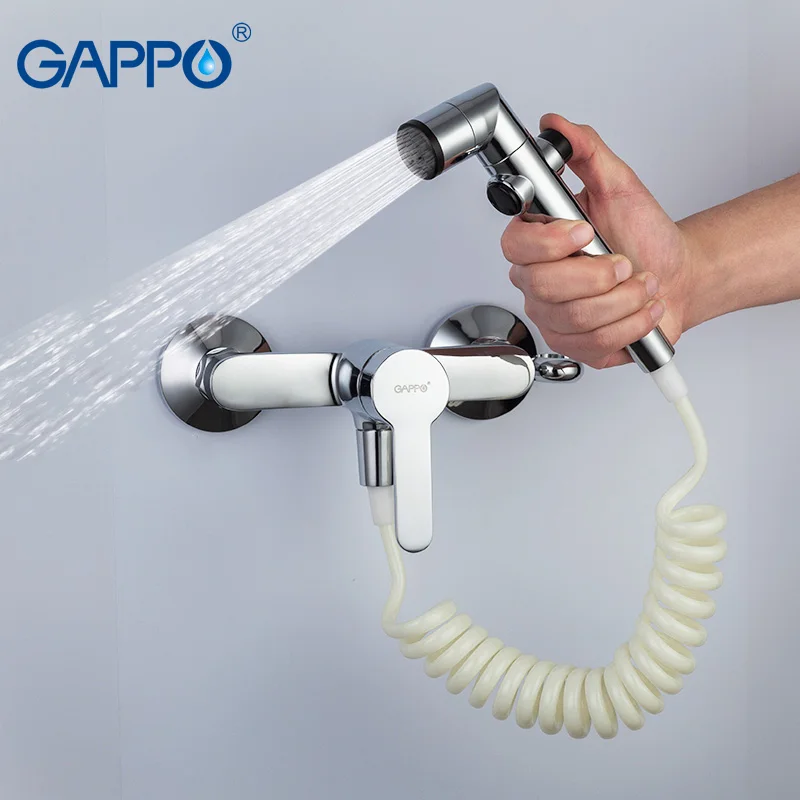 

Gappo bathtub faucet portable bidet faucet bidet sprayer hand shower chrome Bathroom bidet shower set Shower faucet toilet ABS