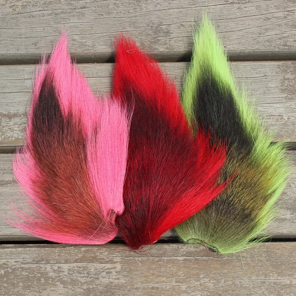 1pcs 10 colors Large Northen Bucktails Long Strand Dyed Hair Fly Tying Materials 