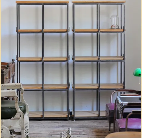 Nuova esportazione mobili in stile europeo loft industriale, ferro ... Scaffalatura legno fai da te