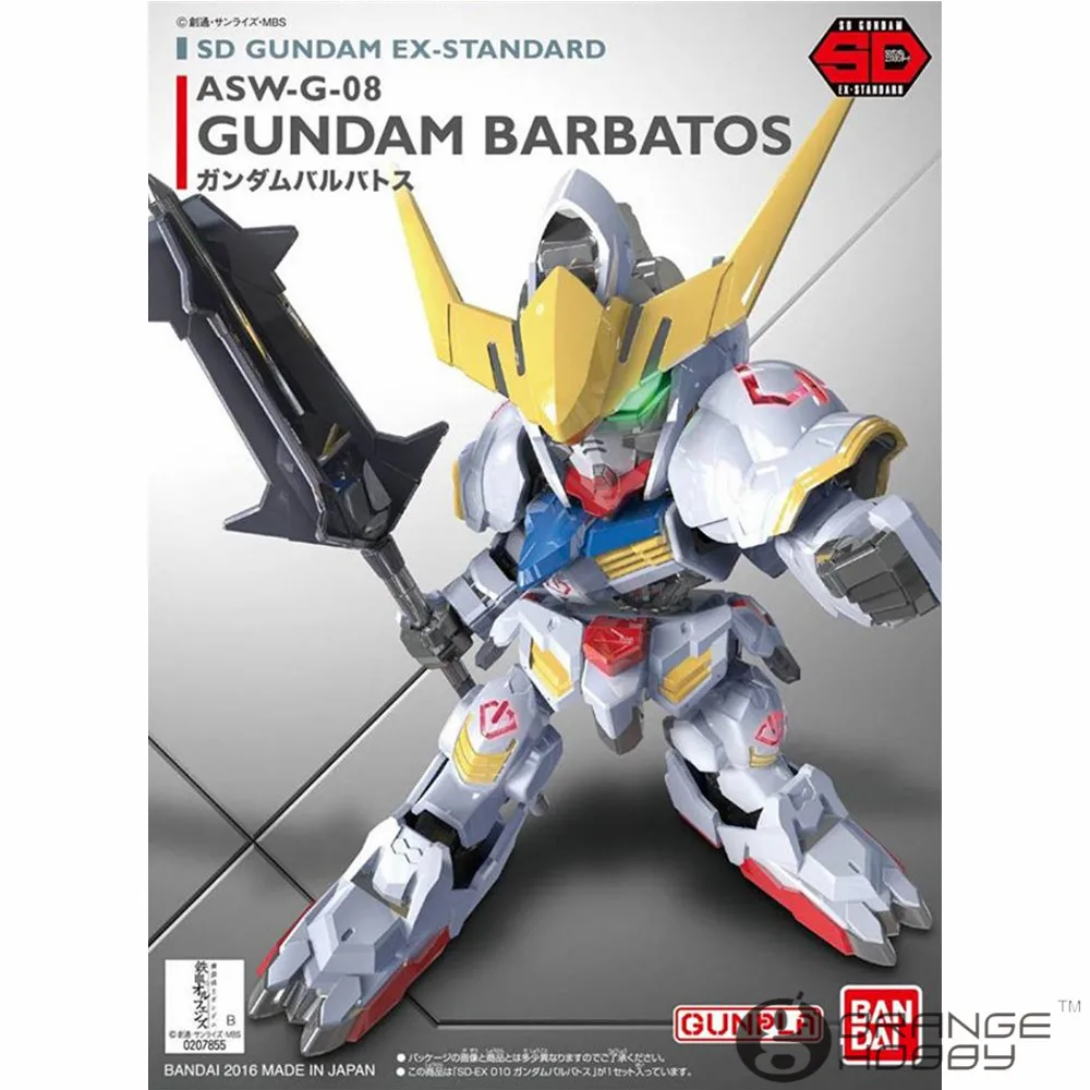 OHS Bandai SD экс-Стандартный 010 Q-Ver ASW-G-08 Barbatos Гандам мобильный костюм сборки модель Наборы о