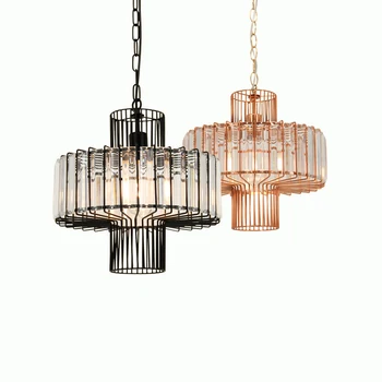 

Post-modern Luxurious Iron Crystal Nest E27 Table Lamp For Dining Room Living Room Bar Dia 32cm AC 80-265v 1441
