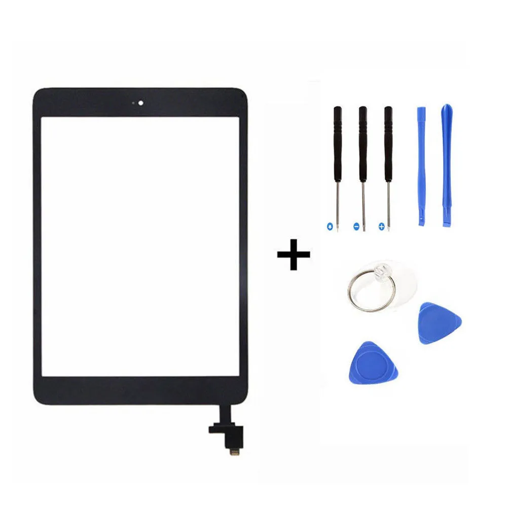 Сенсорный экран Sinbeda для iPad Mini 1 A1455 A1454 A1432 сенсорный дигитайзер стекло + IC и кнопка