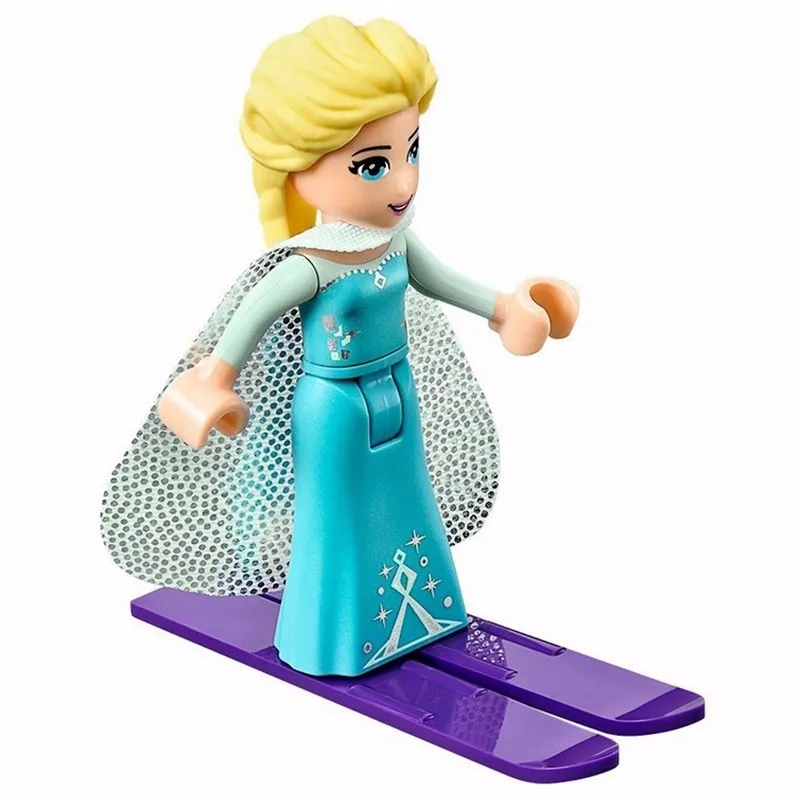 Preise Mylb Cinderella der Romantische Burg Anna Elsa Bausteine Pädagogisches Ziegel Kompatibel Spielzeug Für Mädchen dropshipping