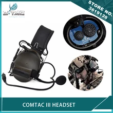 Z-Tactical Airsoft Aviation Comtac III Headset C3 Peltor Noise Canceling Headphone Softair Military Hunting Earphone цена Z-Tactical Airsoft Aviation Comtac III Headset C3 Peltor Noise Canceling Headphone Softair Military Hunting Earphone цены онлайн