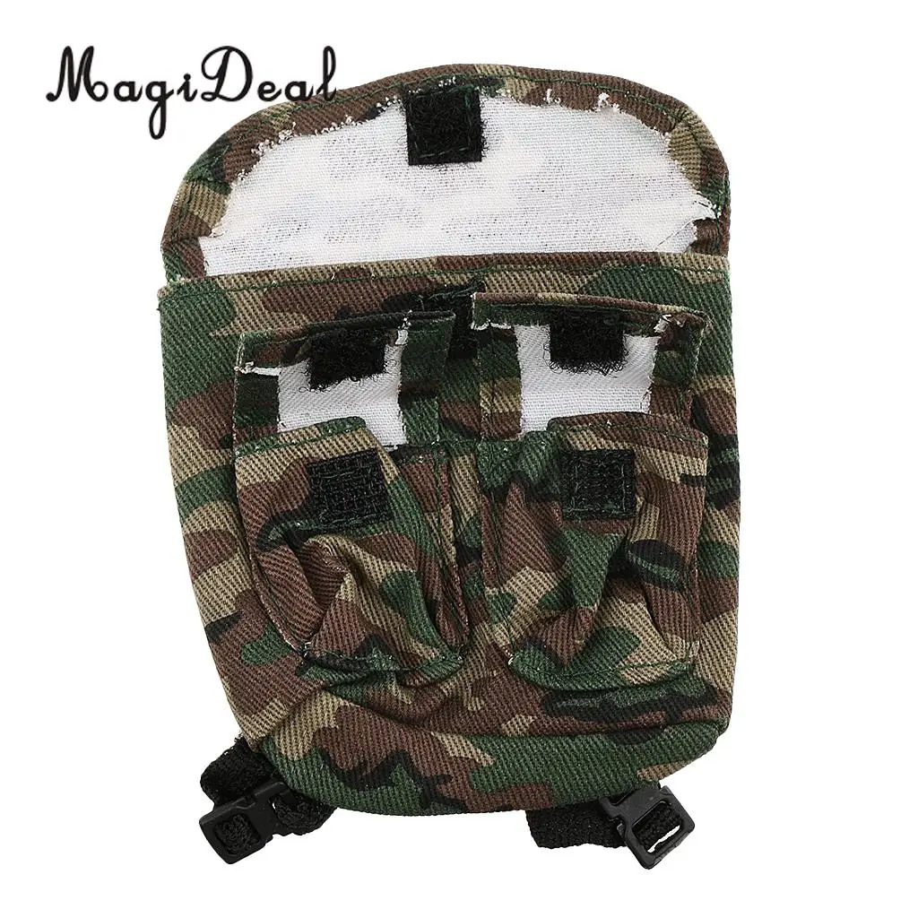 MagiDeal 1/6 Scale Soldiers Jungle Camouflage Backpack Shoulder Bag Model DIY for 12 Inch Action Figure Accs