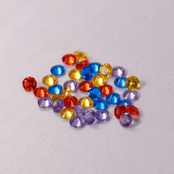 DoreenBeads украшения из смолы камень для стекло медальон сердце круглый в случайном Украшение Выводы 5 мм (2/8 ") x мм (2/8"), 20 шт