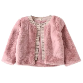 

Cute Baby Girls Coat Autumn Winter Outerwear Tops Kids Jacket Children Baby Girls Plush Coats