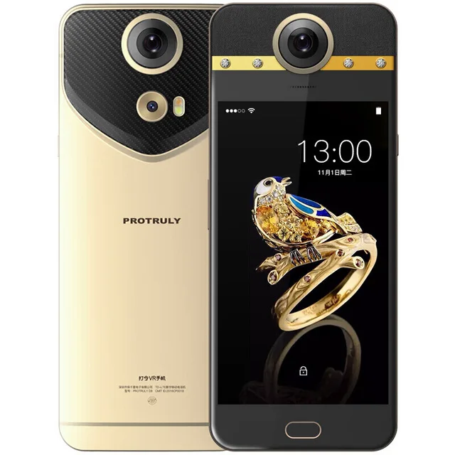 

PROTRULY D8 1920*1080 5.5"FHD AMOLED 36 Degree VR Mobile Phone 4G LTE Helio x20 Deca core RAM 4GB ROM 64GB 16MP OTG Smartphone