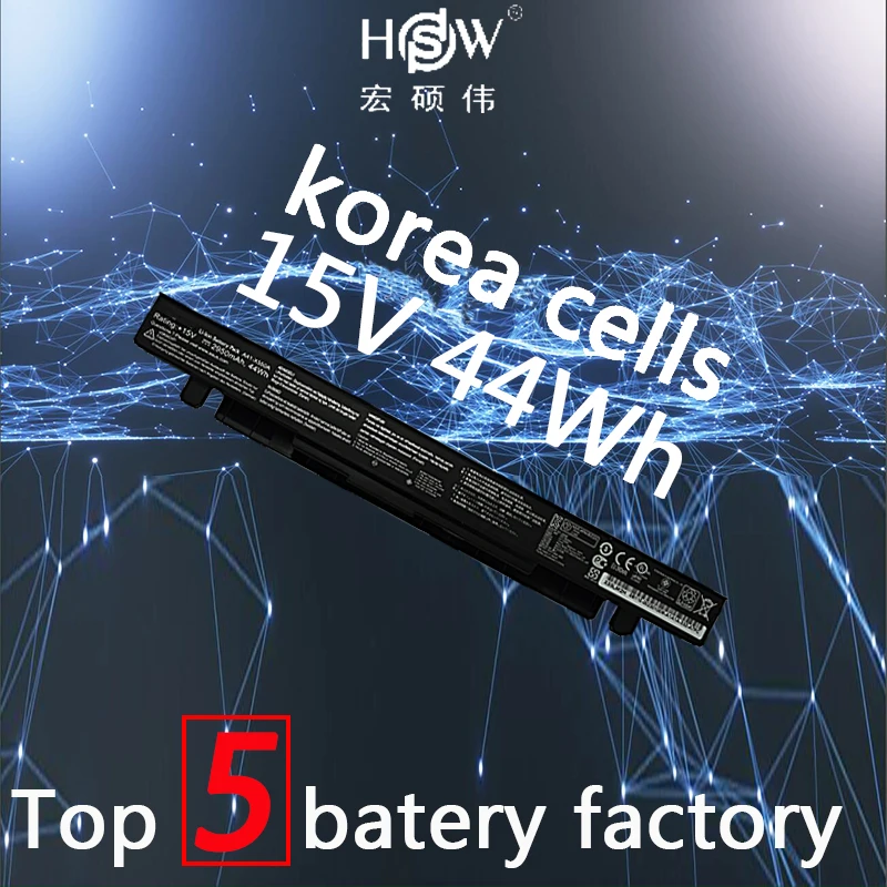 Аккумулятор HSW 15 в 44WH для ноутбука Asus X550C X550B X550V X550a A41-X550A | Компьютеры и офис