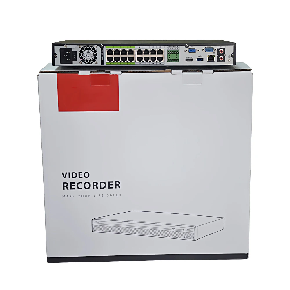DH Pro 16CH NVR NVR5216 16P 4KS2E сетевой видеомагнитофон для системы с PoE порт Поддержка