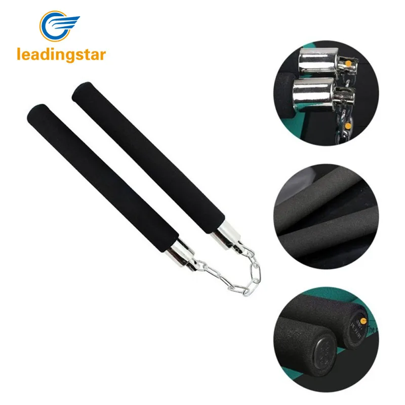 

LeadingStar Martial Arts Foam Sponge Padded Karate Training Stick Nunchuck for Kids and Adults Beginners Practice zk15