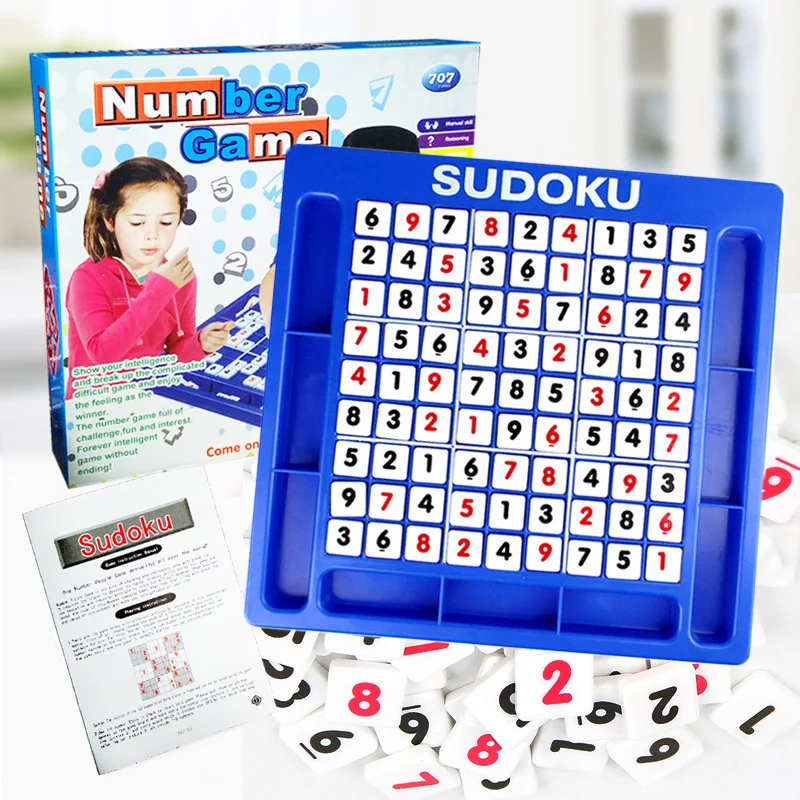 

Sudoku Game Kids Children Educational Grid Sudoku Chess Board Game Intelligence Developing Number Board Game Puzzle Toys