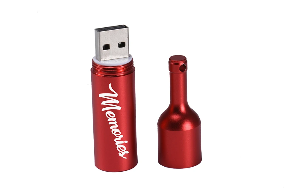 JASTER креативные металлические USB 3,0 флешки винные бутылки флэш-накопитель 128 Гб 64 ГБ 32 ГБ 16 ГБ 8 ГБ Memoria Stick USB диск свадебные подарки