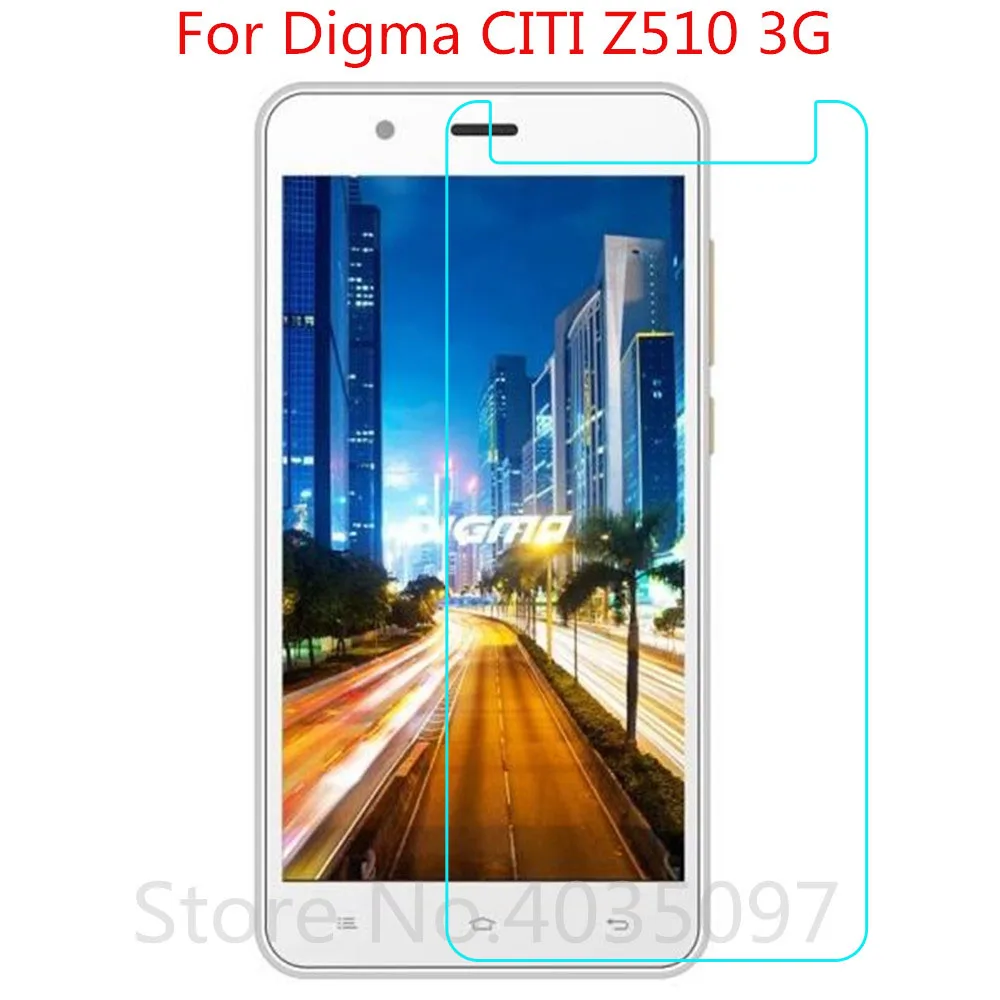 2 шт для Digma CITI Z510 3G Закаленное стекло Защитная пленка Взрывозащищенная защита