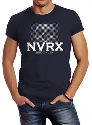 Летняя Повседневная Мужская футболка, хорошее качество, футболка с надписью Neverless Skull Slim Fit T-Shirt