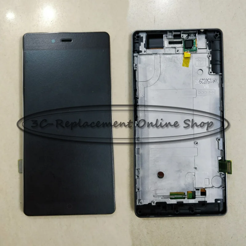 

Black/White For ZTE Nubia Z9 Mini Z9mini NX511 NX511J Full LCD DIsplay + Touch Screen Digitizer Assembly Replacement With Frame