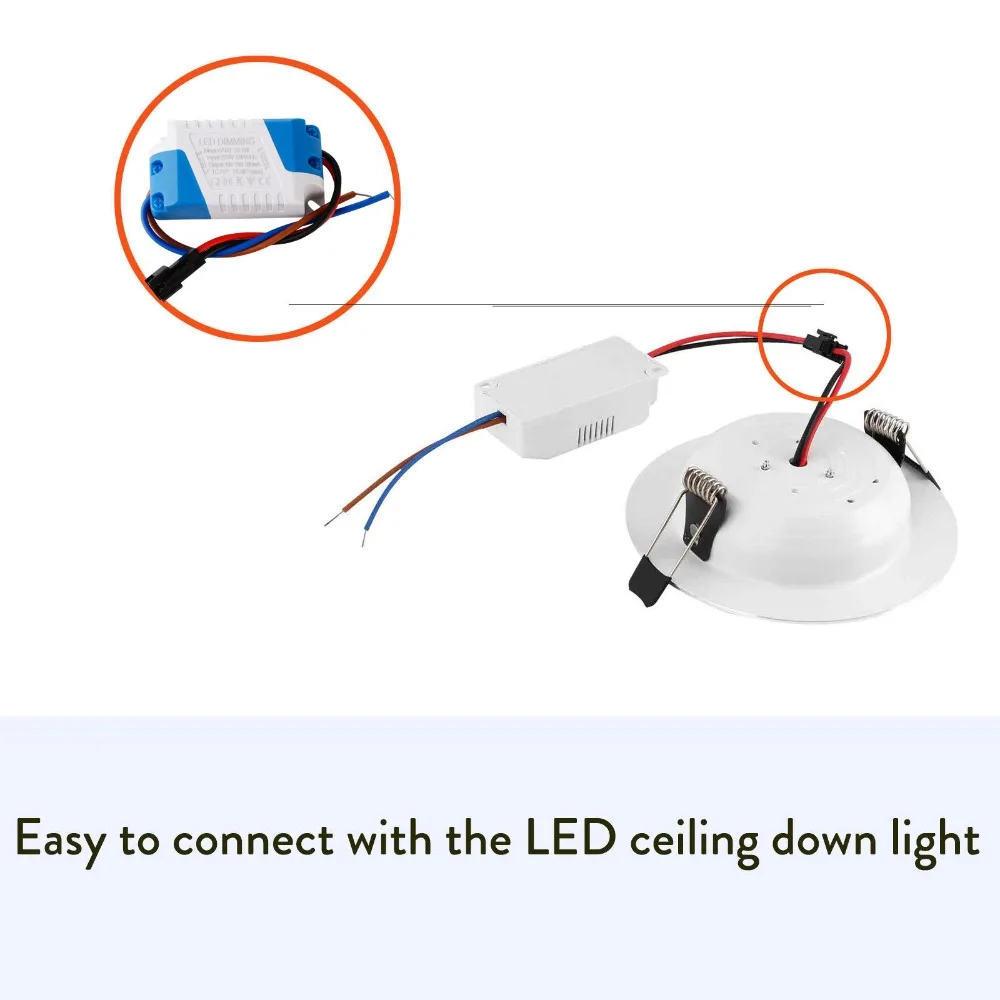 Stmívatelné LED konstantní proud ovladač 3W 5W 7W 8-10W 15W 15-24W energie poskytnout výroba 300ma externí diver pro LED downlight
