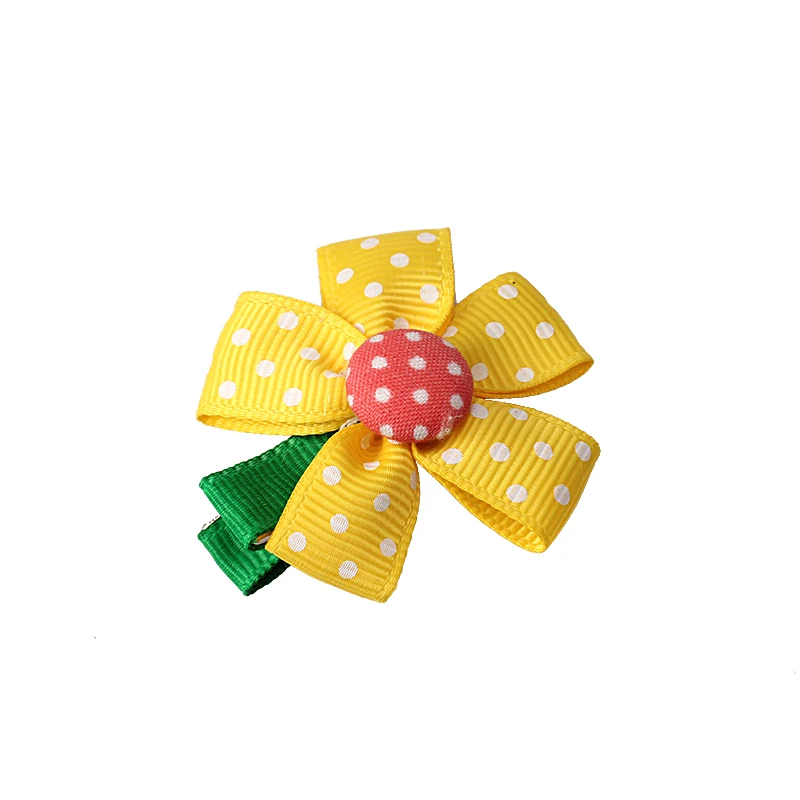 

Q MISM Kids Hair Clips bowknot Ribbon Headgear Bow Flowers Hair Clip Baby Girls Hair Bows Hair accessoires children's cosmetics