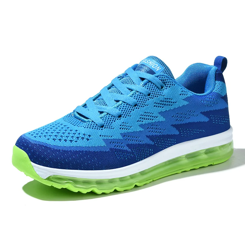The new men and women breathable sports shoes air cushion couple ...