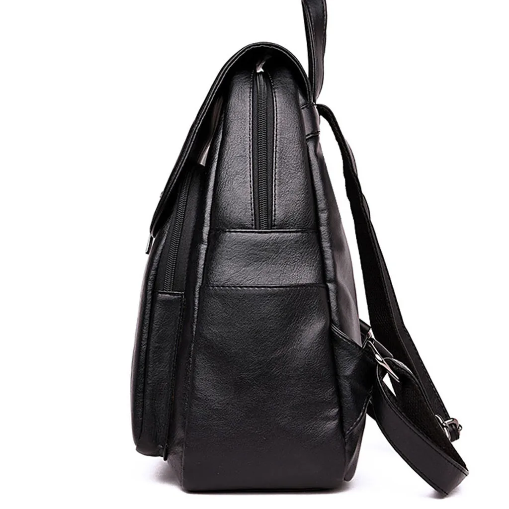 Женский рюкзак, рюкзак для путешествий, школьная сумка высокого качества из искусственной кожи, женский рюкзак, сумка для компьютера, сумка через плечо, многофункциональная сумка