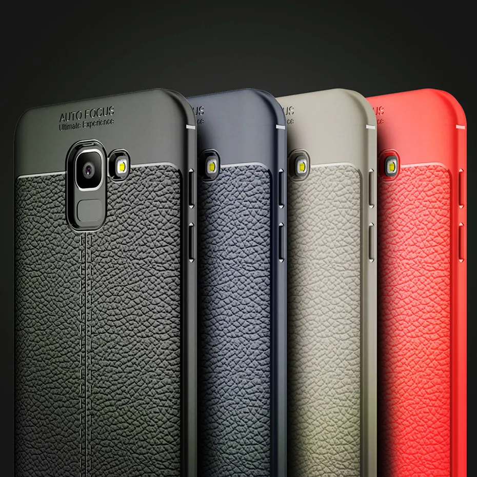 Phone Case For Samsung Galaxy J6 2018 Luxury TPU Silicone Imitation