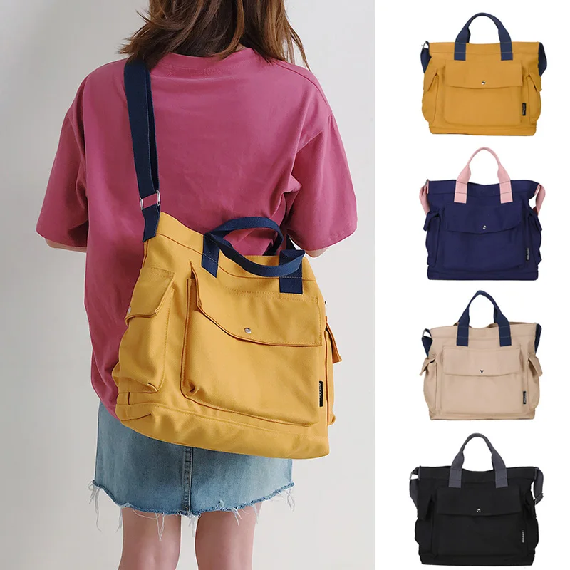 Модные женские сумки через плечо, дизайнерская сумка с большой вместительностью, холщовые сумки на плечо, высокое качество, повседневные сумки-мессенджеры