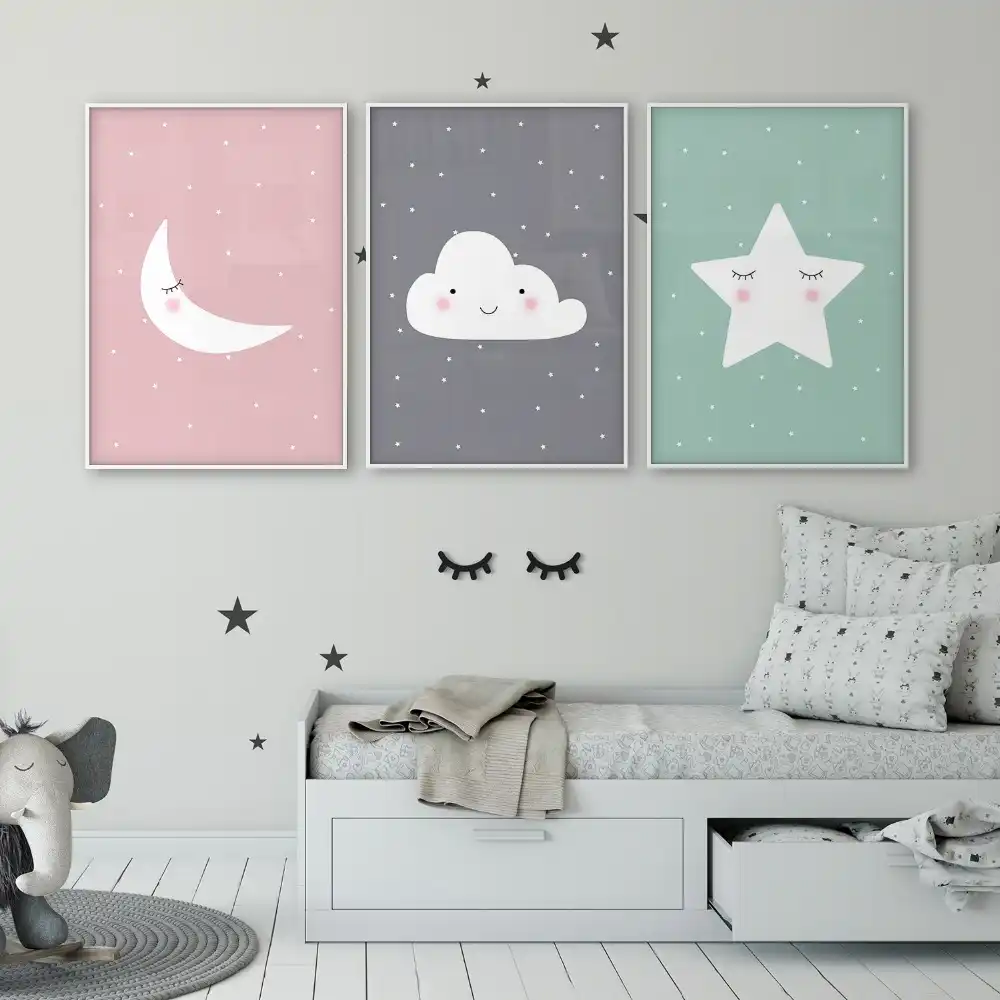 cloud wall art nursery