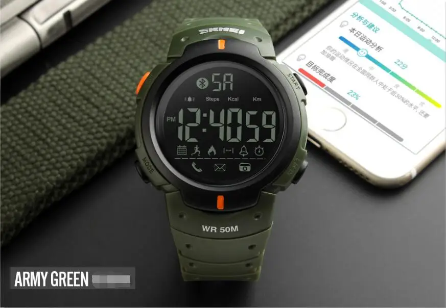 SKMEI Смарт часы для женщин и мужчин Bluetooth калорий шагомер спортивные часы Удаленная Камера многофункциональные цифровые наручные часы 1301
