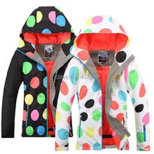 Лидер продаж, лыжная куртка в горошек, женская куртка для сноубординга, катания на коньках, скалолазания, катания на лыжах, водонепроницаемая, 10 K, дышащая, теплая