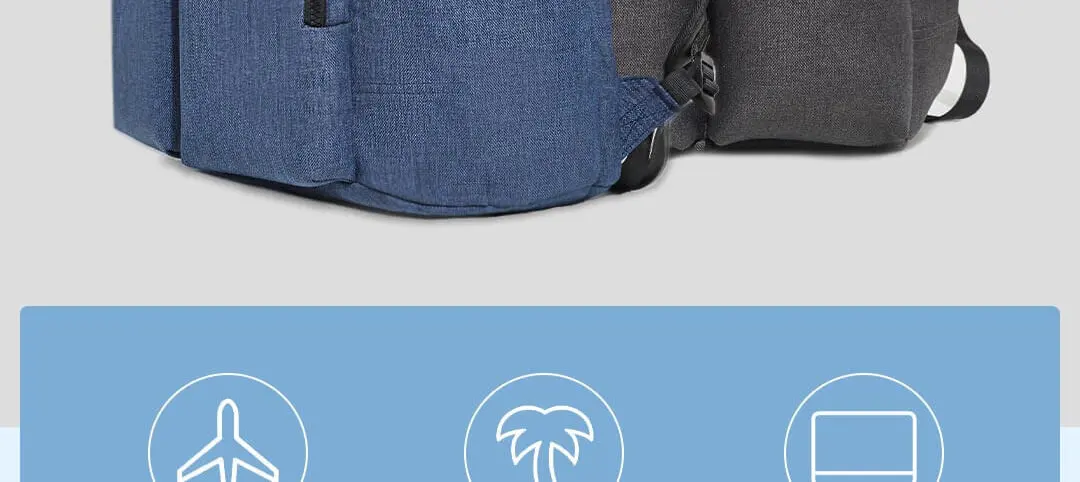 Xiaomi Youpin отличная карбоновая спортивная сумка для отдыха и путешествий на открытом воздухе, светильник, большая емкость, разумная перегородка