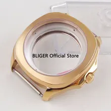 Роскошные 40 мм корпус часов сапфировое стекло из розового золота с покрытием СС чехол подходит для приблизительный срок поставки: 2836 автоматический часовой механизм крышка C17