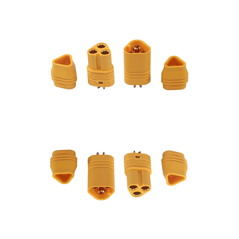 

Register shipping 2pair Original AMASS MT60 3.5mm 3 pole Bullet Connector Plug Set For RC ESC to Motor