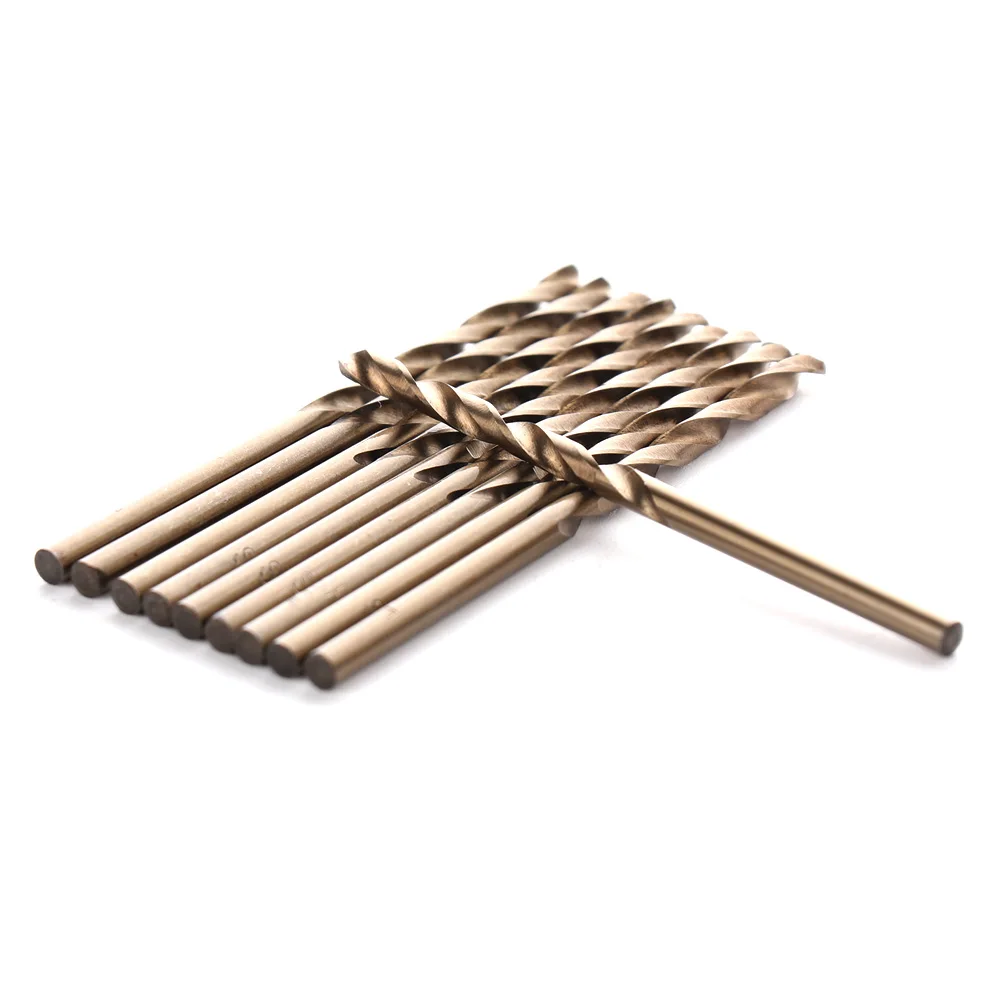 

50pcs Drill Bit 1/1.5/2/2.5/3mm HSS M35 Cobalt Twist Drill Bits for Steel Stainless Steel Drill Bit Tools