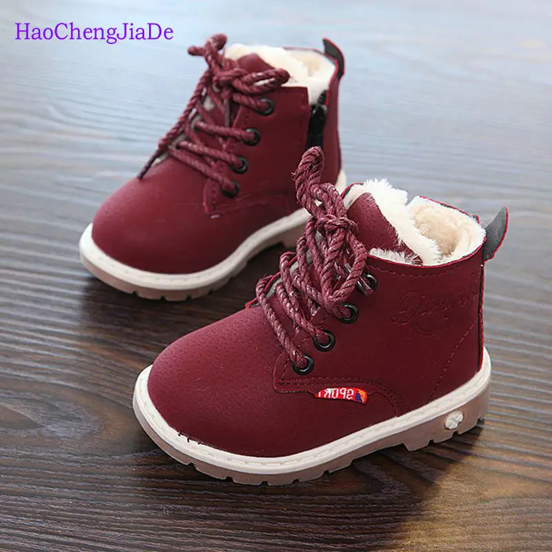 Waterproof Kids Snow Shoes For Girls Boys 2018 New Winter Boots Fashion