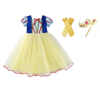 

Kids Snow White Cosplay Dresses for Girls Party Princess Dress Children's Tulle Dress Baby Girl Tutu Dress Infant Halloween